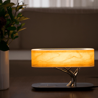 NOVITÀ - LAMPADA MODERNA A LED - SPEAKER BLUETOOTH E CARICARICATO WIRELESS - PEZZO UNICO - OGGETTO DI DESIGN MODERNO