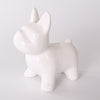 Salvadanaio bulldog portamonete in ceramica - scultura in stile nordico