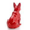 Scultura in ceramica Bulldog Francese