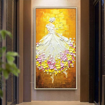 Colori di Danza - Quadro interamente dipinto a mano Pittura ad Olio su Tela di alta qualità - Nuova collezione