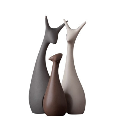 ANIMALI E FIGURE - SCULTURE IN CERAMICA - ARREDAMENTO MODERNO PER LA CASA