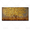 "THE REAL GOLDEN LEAF" - QUADRO ARTE MODERNA DIPINTO A MANO