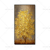 "THE REAL GOLDEN LEAF" - QUADRO ARTE MODERNA DIPINTO A MANO