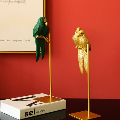 PARROT - Sculture in stile nordico - Pappagalli in tre diversi colori -