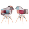 Set di 2 sedie patchwork pattern Stile moderno