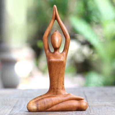 YOGA POSITION - SCULTURE IN LEGNO - VARIE MISURE E POSIZIONI DISPONIBILI