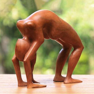 YOGA POSITION - SCULTURE IN LEGNO - VARIE MISURE E POSIZIONI DISPONIBILI