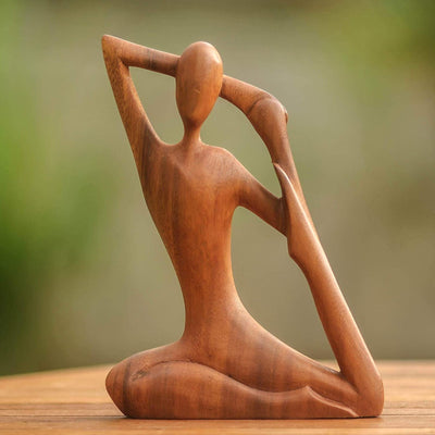 YOGA POSITION - SCULTURE IN LEGNO - VARIE MISURE E POSIZIONI DISPONIBILI