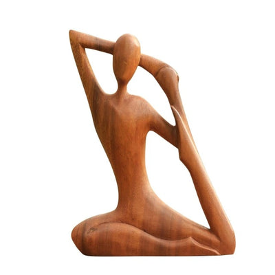 YOGA POSITION - SCULTURE IN LEGNO - VARIE MISURE E POSIZIONI DISPONIBILI