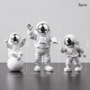 COMPOSIZIONE ASTRONAUTI - SCULTURE 3D CON LAMPADA A LED