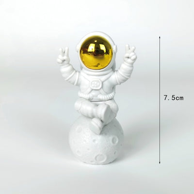 COMPOSIZIONE ASTRONAUTI - SCULTURE 3D CON LAMPADA A LED