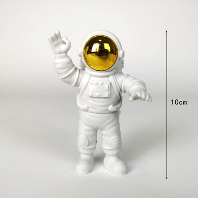 COMPOSIZIONE ASTRONAUTI - SCULTURE 3D CON LAMPADA A LED