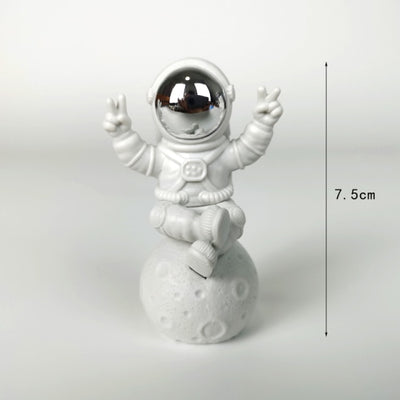 COMPOSIZIONE ASTRONAUTI - SCULTURE 3D CON LAMPADA A LED